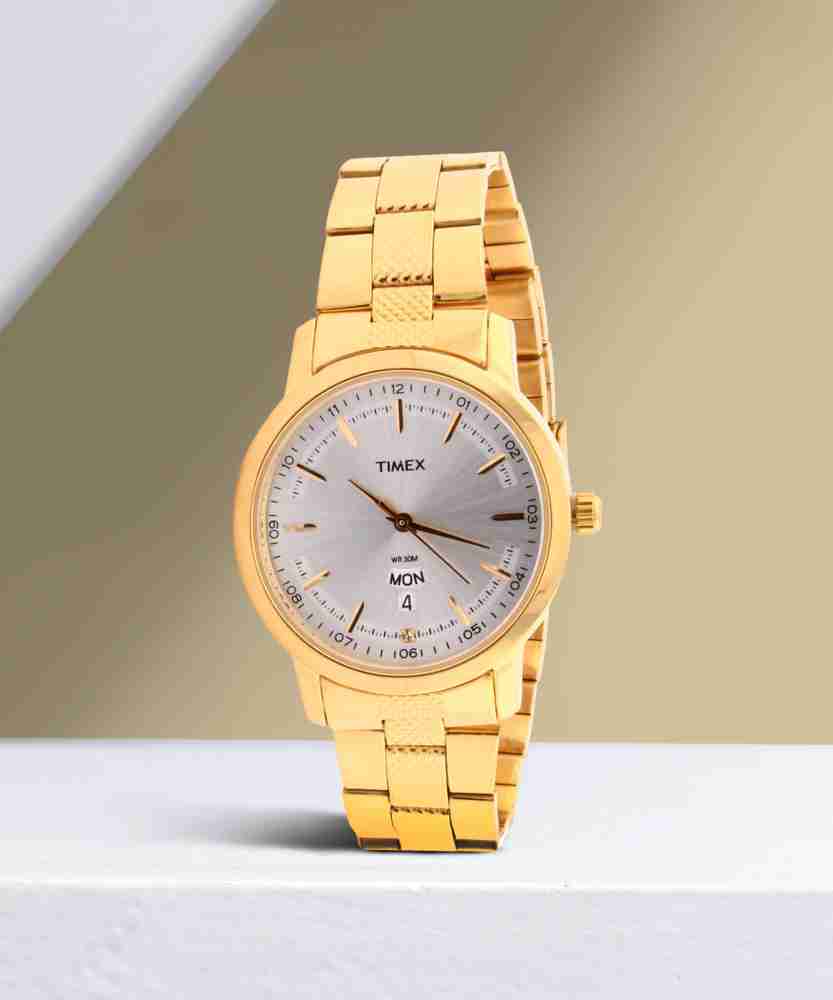 Timex gold best sale chain watch