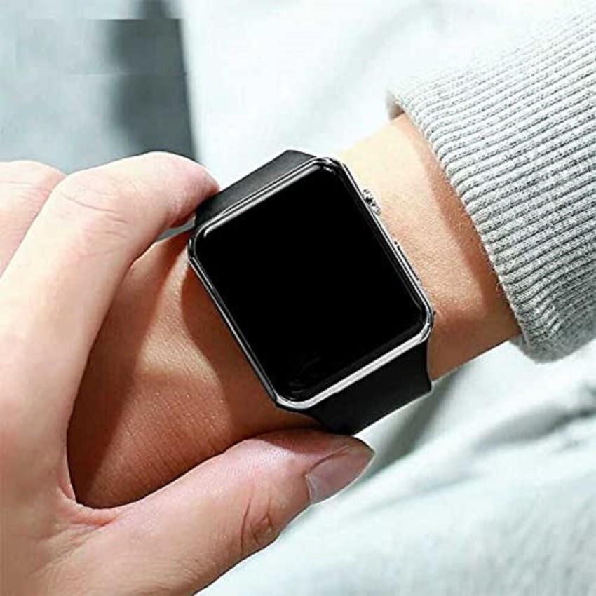 zikrefast Led Square watch for boys and girls Digital Watch - For Boys &  GirlsNew Generation Digital Square Unique Good Gift For Kids LED Band Styl Digital  Watch - For Boys 