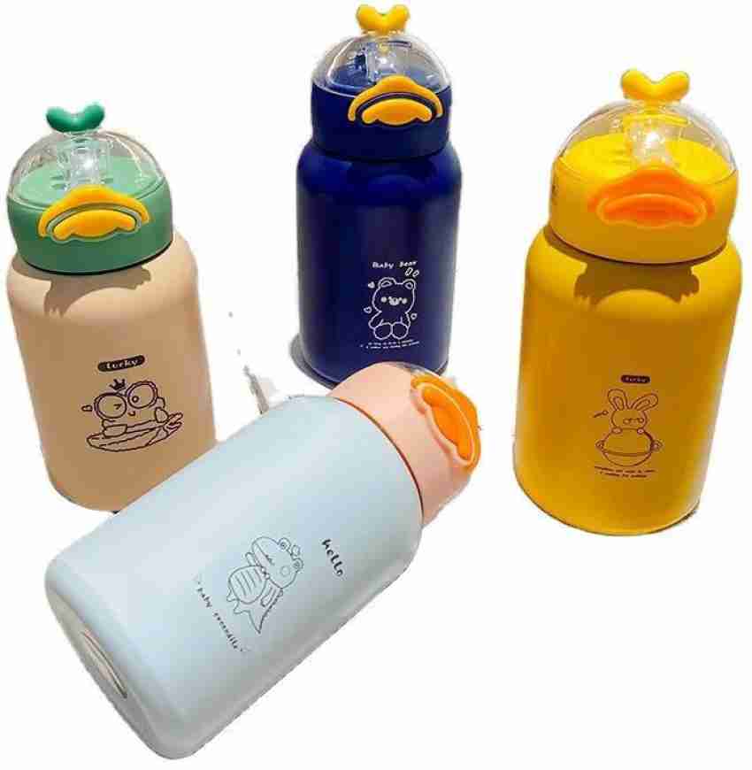 420ml Kids Thermos Cup Cartoon Hot Water Bottle Stainless Steel