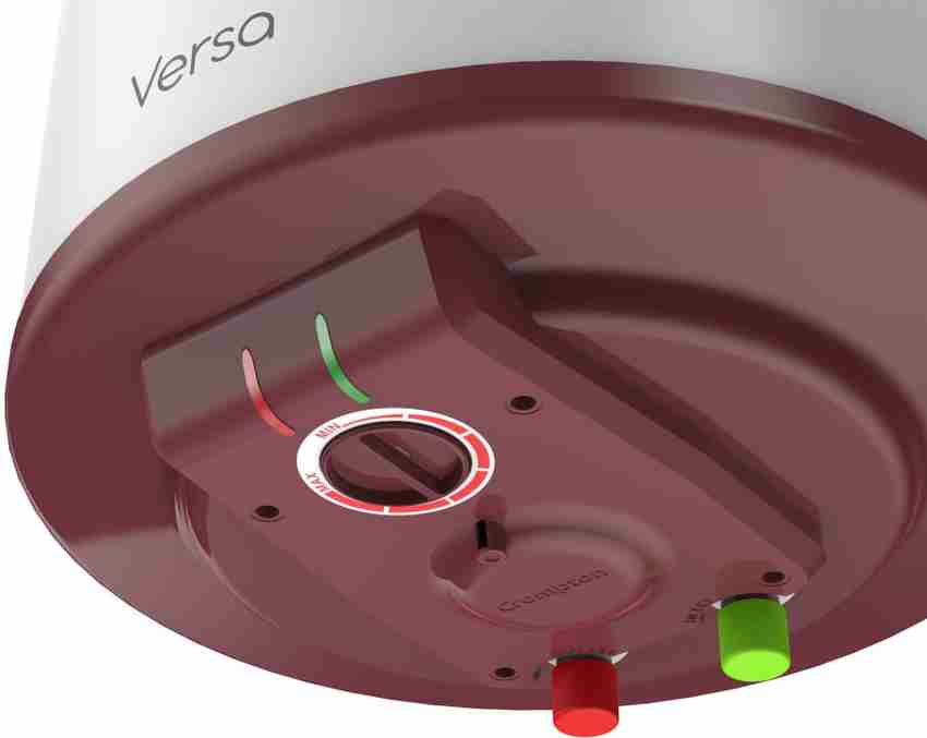 Crompton 10 L Storage Water Geyser (Versa 10 L With Superior Glasslined  Technology, White, Maroon) Price in India - Buy Crompton 10 L Storage Water  Geyser (Versa 10 L With Superior Glasslined Technology, White, Maroon)  online at Flipkart.com
