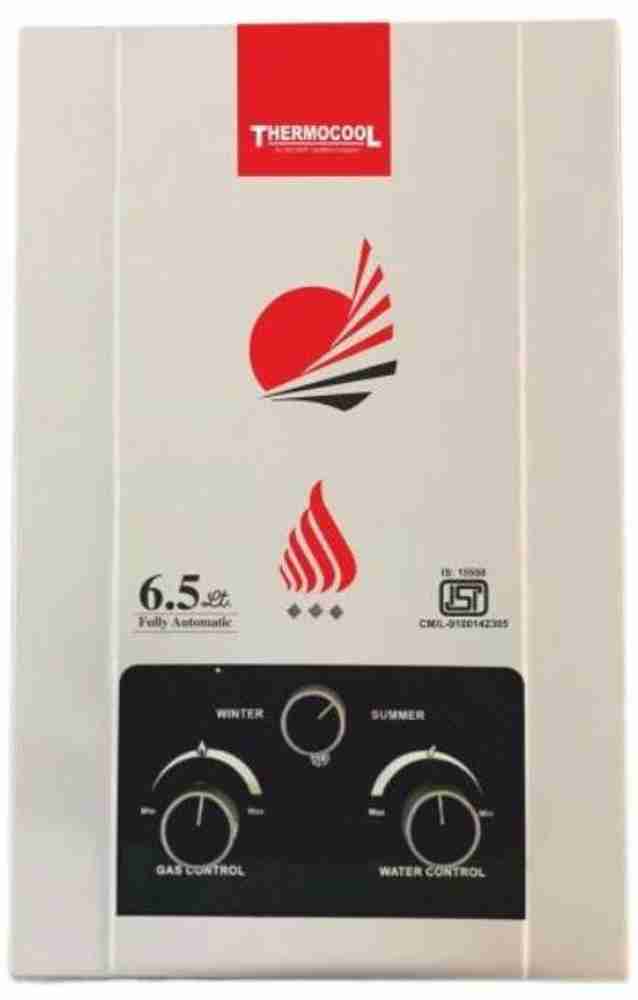 THERMOCOOL 6.5 L Gas Water Geyser (Gas Gyeser 333, White) Price in India -  Buy THERMOCOOL 6.5 L Gas Water Geyser (Gas Gyeser 333, White) online at  Flipkart.com