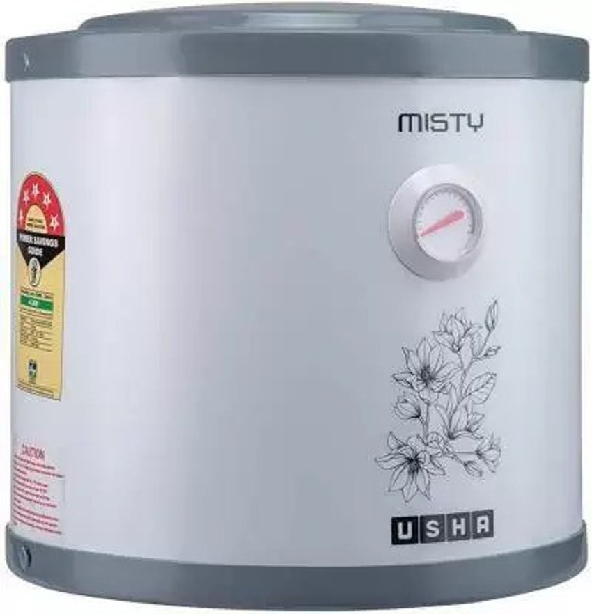 USHA 6 L Storage Water Geyser (MISTY 06L 5 STAR RATING GREY MANGOLIA, GREY  MANGOLIA) Price in India - Buy USHA 6 L Storage Water Geyser (MISTY 06L 5  STAR RATING GREY