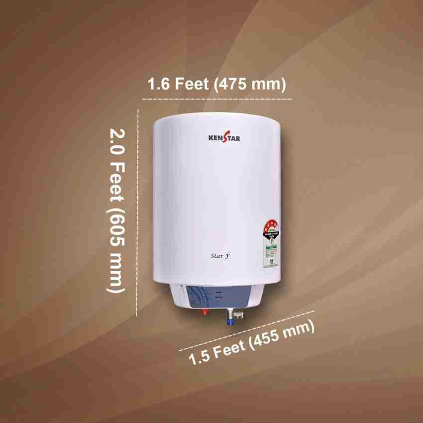 Kenstar 25 L Storage Water Geyser (Star F 25L Water Heater, White) Price in  India - Buy Kenstar 25 L Storage Water Geyser (Star F 25L Water Heater,  White) online at Flipkart.com