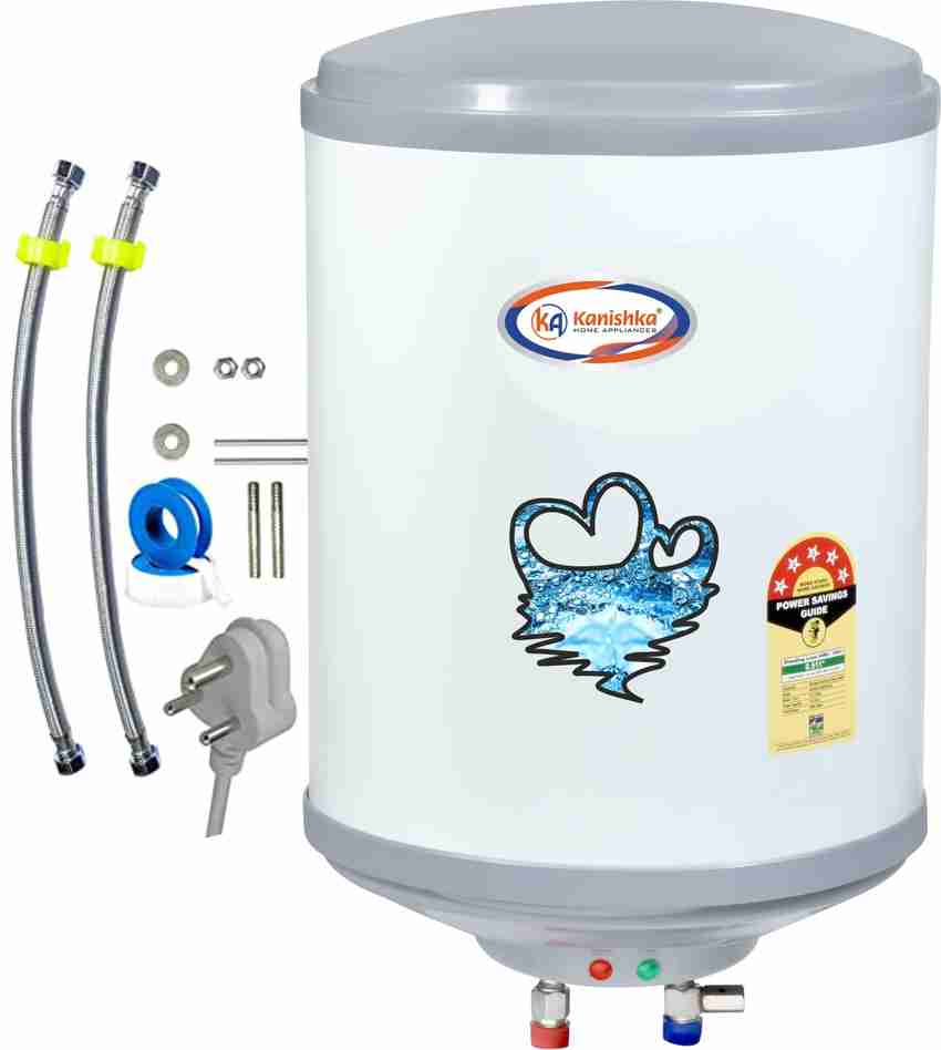Kanishka 25 L Storage Water Geyser (LOTUS 5 STAR, Grey, White) Price in  India - Buy Kanishka 25 L Storage Water Geyser (LOTUS 5 STAR, Grey, White)  online at Flipkart.com