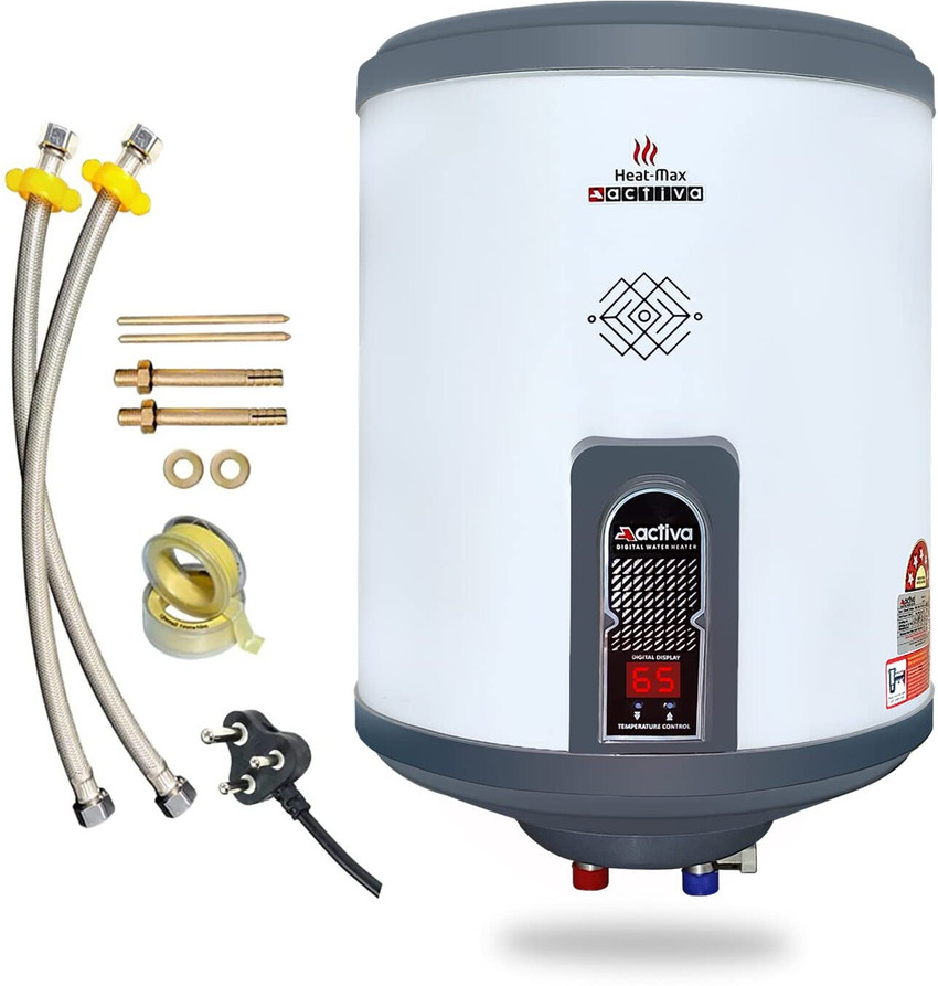 ACTIVA 25 L Storage Water Geyser (Heat Max 25 L, White) Price in India -  Buy ACTIVA 25 L Storage Water Geyser (Heat Max 25 L, White) online at  Flipkart.com