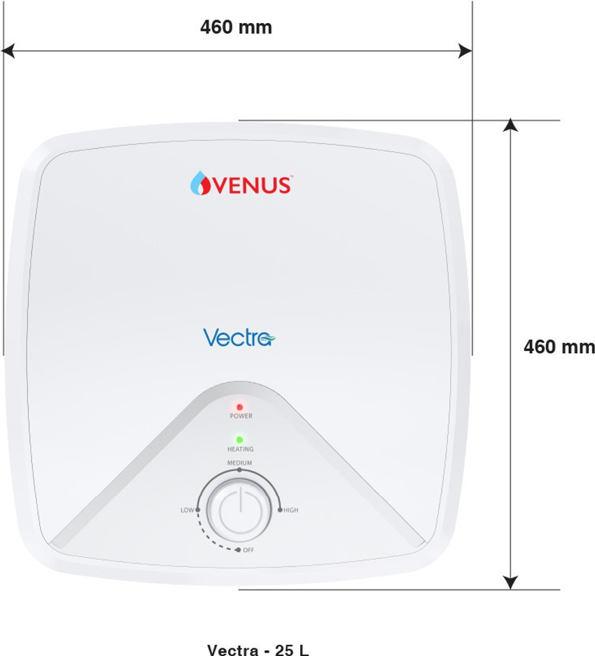 Venus 25 L Storage Water Geyser (Vectra 25VS 25-Litre, Silver Sparkle) Price  in India - Buy Venus 25 L Storage Water Geyser (Vectra 25VS 25-Litre,  Silver Sparkle) online at Flipkart.com