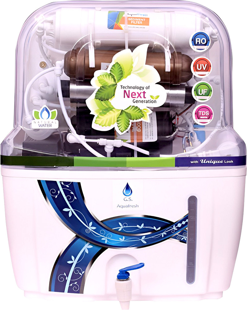 g.s. aquafresh G.S.AQUAFRESH PRIDE RO+UV+UF+COPPER+TDS CONTROLLER+15 L 15 L  RO + UV + UF + Copper + TDS Control Water Purifier - g.s. aquafresh :  Flipkart.com