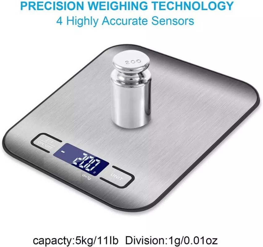 Digital Weight Kitchen Scales 5kg 10kg Accuracy 1g Precision