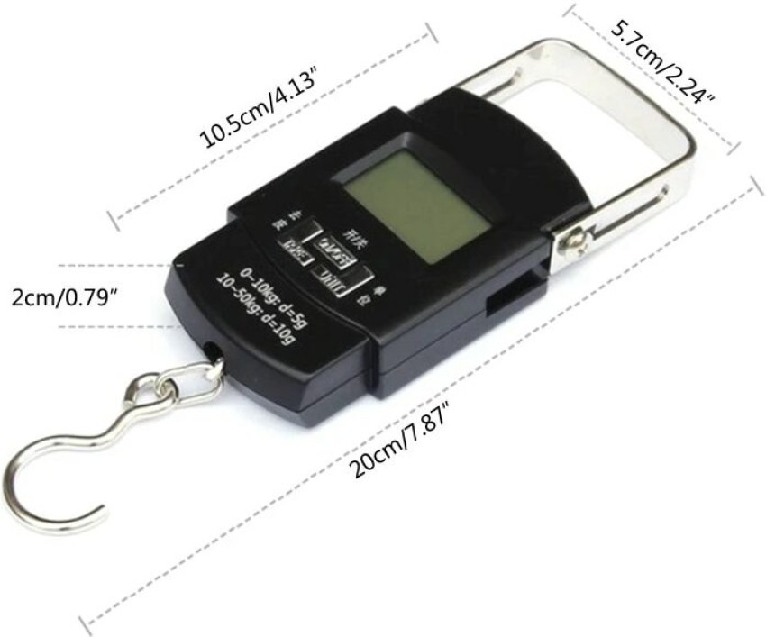 Digital Hanging Luggage Scale with Comfortable Handle