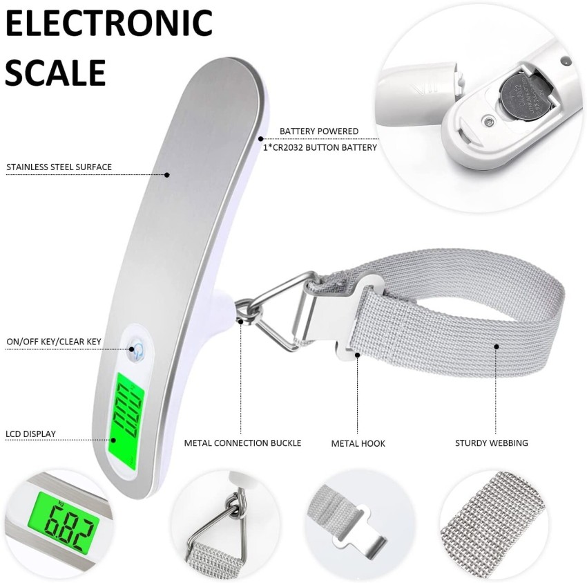 Portable Scale with Webbing belt Digital LCD Display 50kg