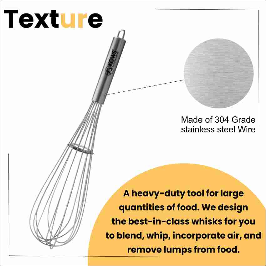 Stainless Steel Balloon Whip / Whisk (5 Sizes) | Baking Supplies