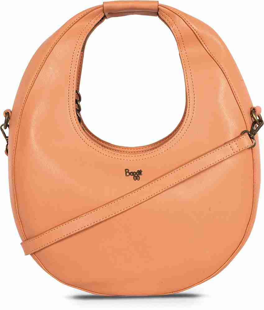 Baggit Tadow Peach Large Hobo Handbag: Buy Baggit Tadow Peach