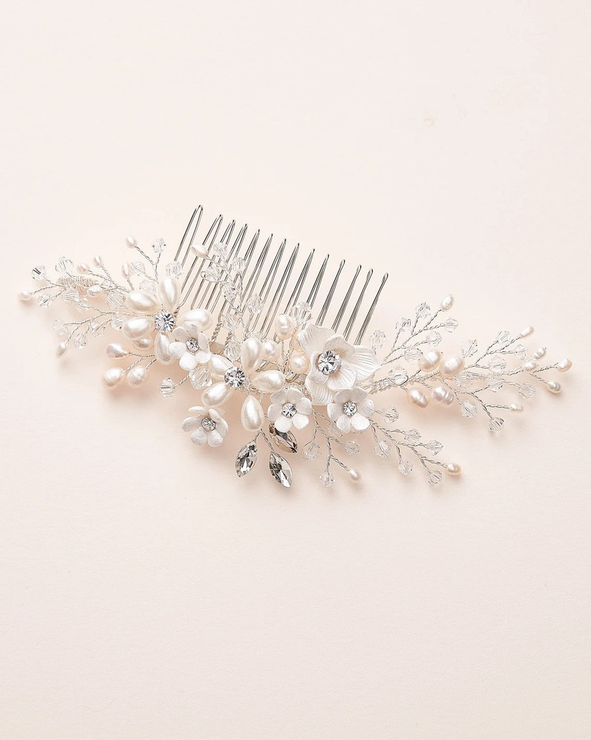 Amazon.com : Catery Crystal Bride Wedding Hair Comb Hair Accessories with  Rhinestone Bridal Side Combs for Women and Girls (A Silver) : Beauty &  Personal Care