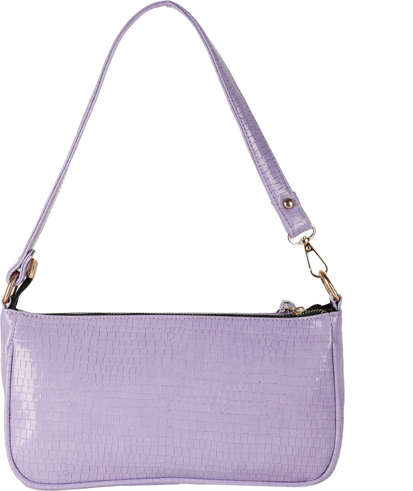 Shop Nuon Purple Holographic Shoulder Bag Online  Westside