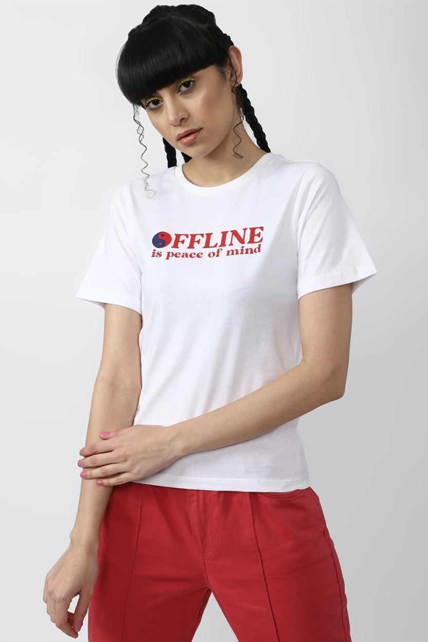 forever 21 white t shirt