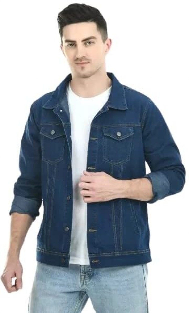 Denim jacket hot sale men flipkart