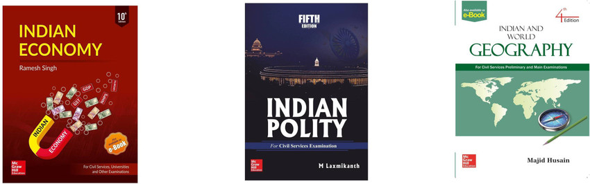 Indian Economy By Ramesh Singh Indian Polity By M Laxmikatnh And Indian And World Geography By Majid Husain English Medium Papar Back Best For Civil Services Examination Ias Exam Prelims And Mains Exam Psc