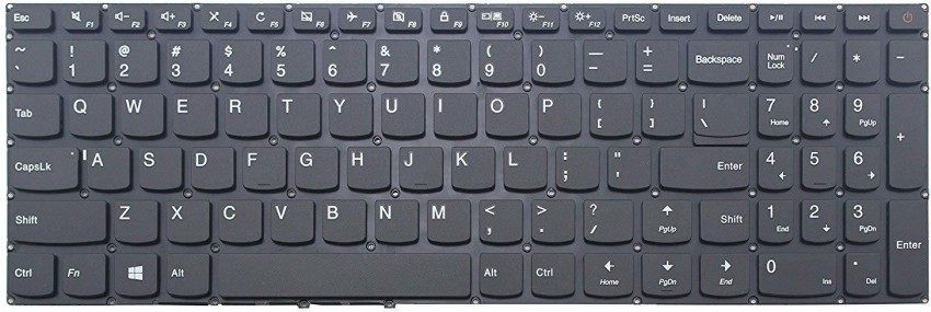 TECHCLONE Laptop Keyboard Replacement Lenovo IdeaPad 110-15IBR, 110-15AST  P/No. SN20K93009 Internal Laptop Keyboard - TECHCLONE : 
