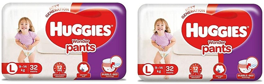 Buy Huggies Complete Comfort Wonder PantsLarge L Size Baby Diaper Pants64  count 914Kg with 5 in 1 Comfort Online at Best Prices in India   JioMart