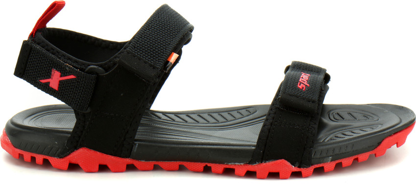 Sparx SS-468 Men Black, Red Sandals 