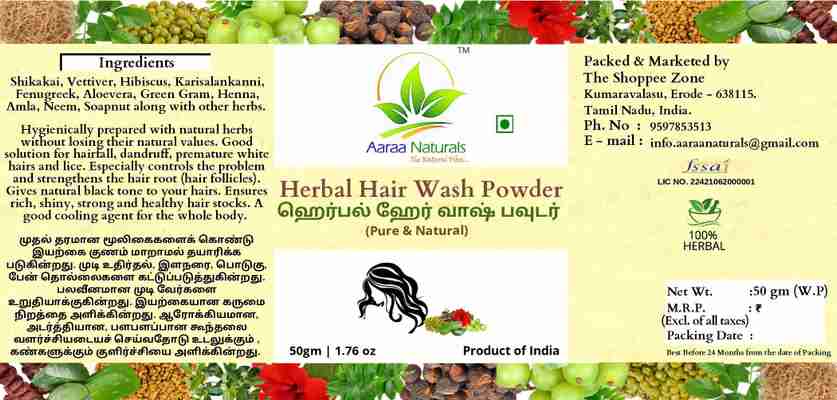 Aaraa Herbal Hair Wash Powder (Pure & Natural) 50gm (Pack of 10) 500gm - Price in India, Buy Aaraa Herbal Hair Wash Powder (Pure & Natural) 50gm (Pack of 10) 500gm Online Aaraa Herbal Hair Wash Powder (Pure & Natural) 50gm (Pack of 10) 500gm - Price in India, Buy Aaraa Herbal Hair Wash Powder (Pure & Natural) 50gm (Pack of 10) 500gm Online