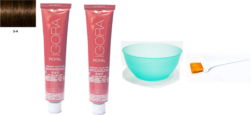Schwarzkopf Igora Royal Permanent Creme No. 5-4 Hair Color Price in India - Buy Schwarzkopf Igora Royal Permanent Creme No. 5-4 Hair Color online at Schwarzkopf Igora Royal Permanent Creme No. 5-4 Hair Color Price in India - Buy Schwarzkopf Igora Royal Permanent Creme No. 5-4 Hair Color online at