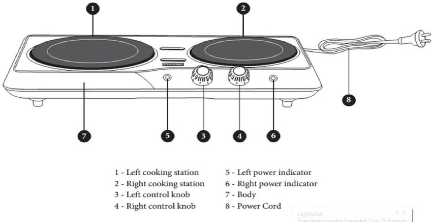 prestige radiant cooktop