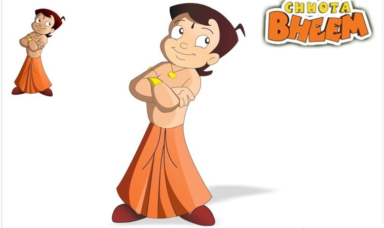 Chota Bheem Cartoon Poster|Interior Wall Decorative Poster| Wall Decor |  Poster for kids room/Drawing Room/School |High Resolution 300 GSM  Poster(Multicolor) Paper Print - Animation & Cartoons, Children, Decorative  posters in India -