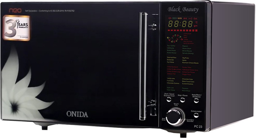 onida black beauty microwave oven cookbook