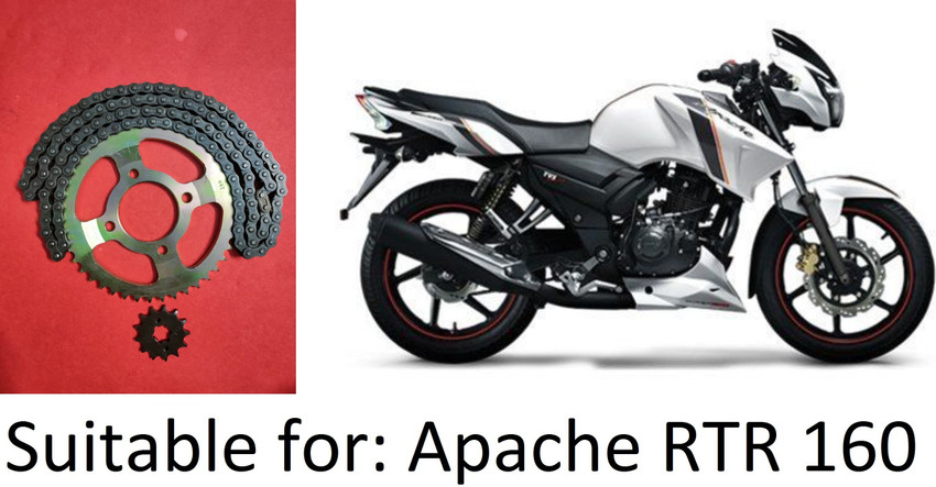 best chain sprocket for apache rtr 160