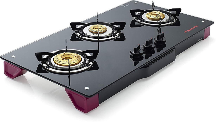 butterfly trio 3 burner gas stove