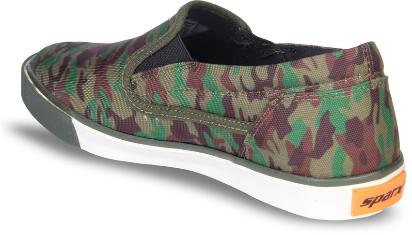 Buy Sparx Men SM-424 Olive Camouflage 