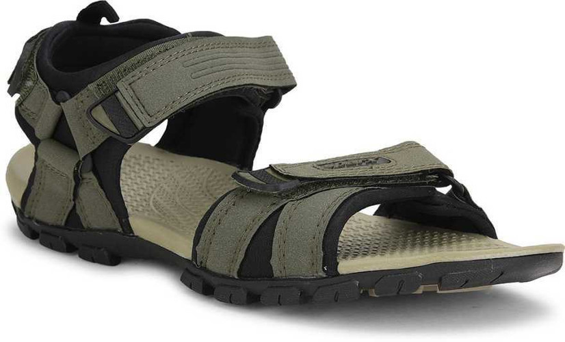 Sparx Men Olive, Black Sandals - Buy 