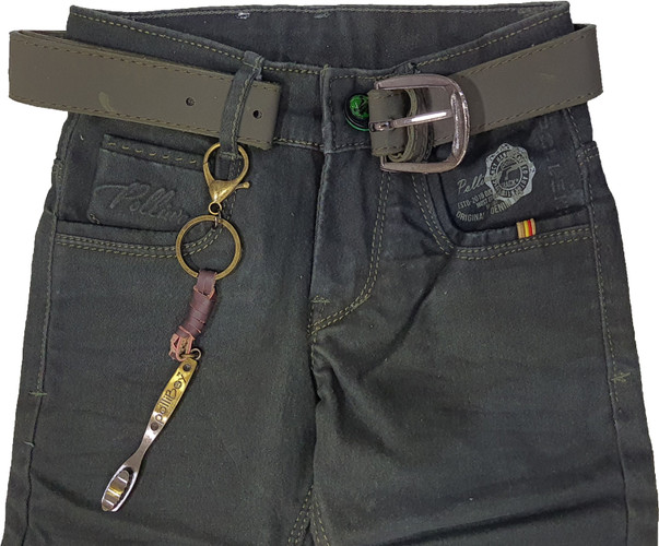 polliwog Regular Boys Green Jeans - Buy 