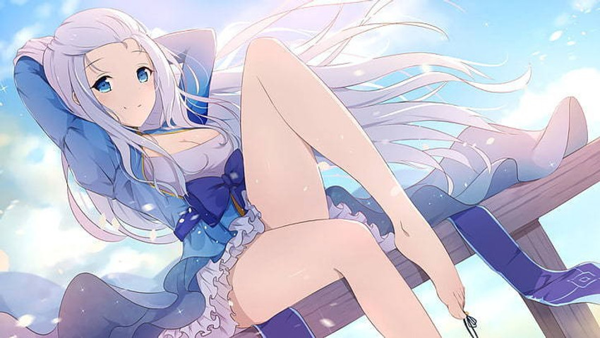 Anime Girls Feet White Hair Blue Eyes Matte Finish Poster Paper Print - Animation & Cartoons posters in India - Buy art, film, design, movie, music, nature and educational paintings/wallpapers at Anime Girls Feet White Hair Blue Eyes Matte Finish Poster Paper Print - Animation & Cartoons posters in India - Buy art, film, design, movie, music, nature and educational paintings/wallpapers at