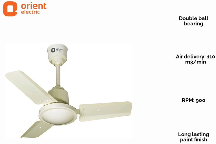 24-inch 52-Watt High Speed Ceiling Fan 