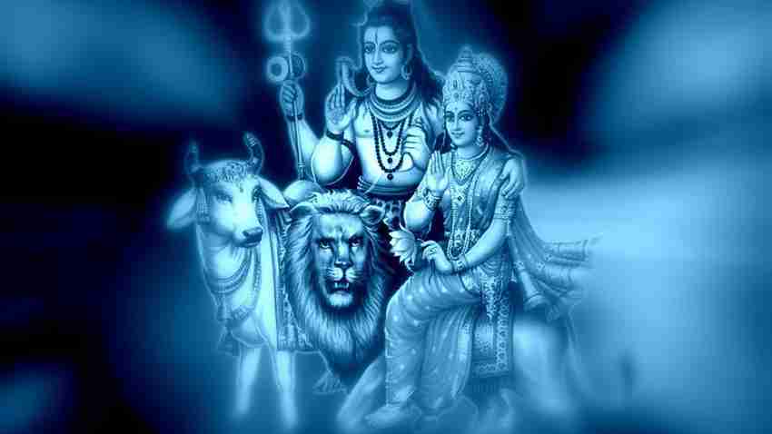 Lord Shiv Parvati Poster Photographic Paper - Religious posters in India - Buy art, film, design, movie, music, nature and educational paintings/wallpapers at Lord Shiv Parvati Poster Photographic Paper - Religious posters in India - Buy art, film, design, movie, music, nature and educational paintings/wallpapers at