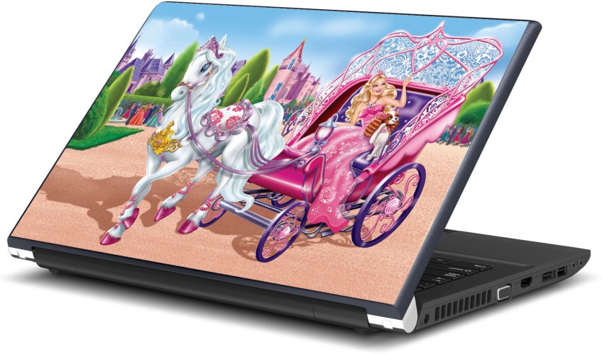 barbie laptop stickers