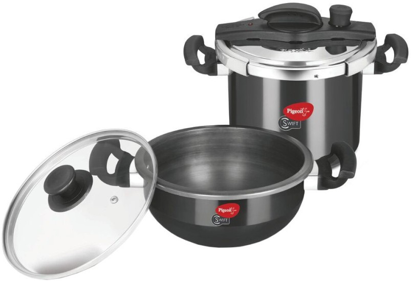 pigeon swift stainless steel pressure cooker