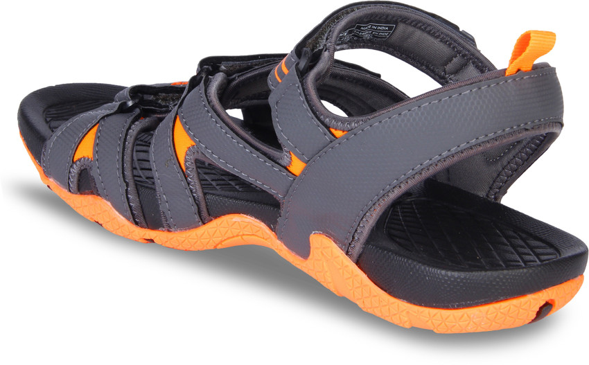 Sparx SS-493 Men Grey, Orange Sandals 