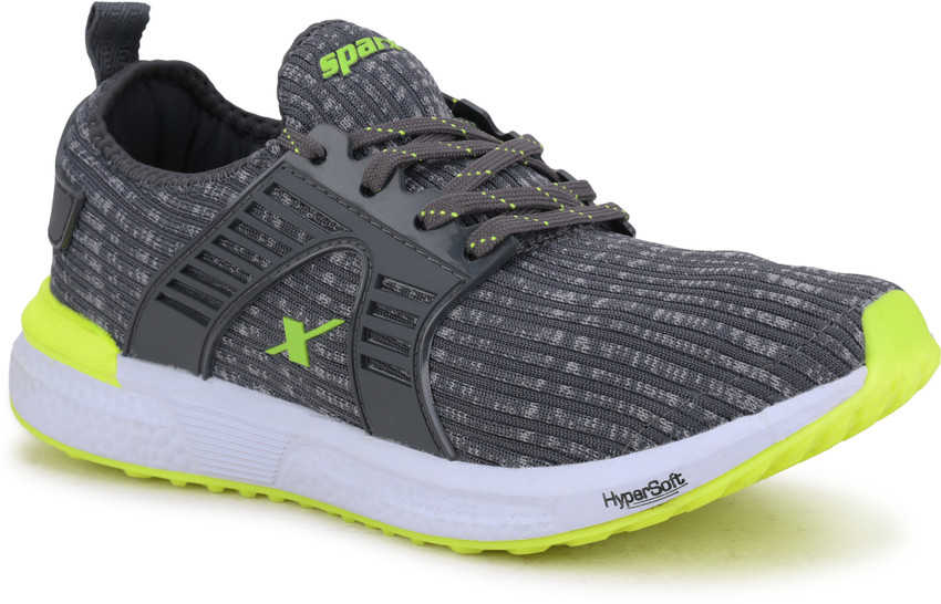Sparx Men SM-468 Grey Fluorescent Green 