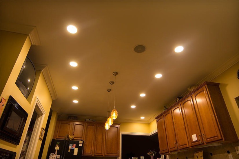 yellow led ceiling lights