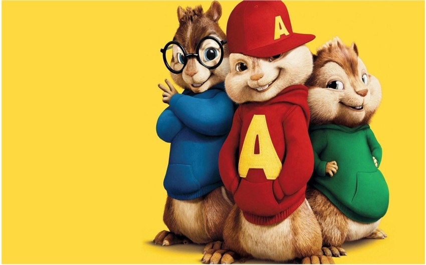 alvin and the chipmunks | Cartoon Poster -Kids Poster- High Resolution -  300 GSM - (12 X 18) Paper Print - Animation & Cartoons posters in India -  Buy art, film, design,