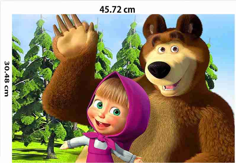 Masha And The Bear Cartoon |Cartoon Poster | Wall Sticker | Poster For Kids Room | Sticker Poster | Self Adhesive Poster - 300 GSM(Multicolor) Paper Print - Animation & Cartoons posters Masha And The Bear Cartoon |Cartoon Poster | Wall Sticker | Poster For Kids Room | Sticker Poster | Self Adhesive Poster - 300 GSM(Multicolor) Paper Print - Animation & Cartoons posters