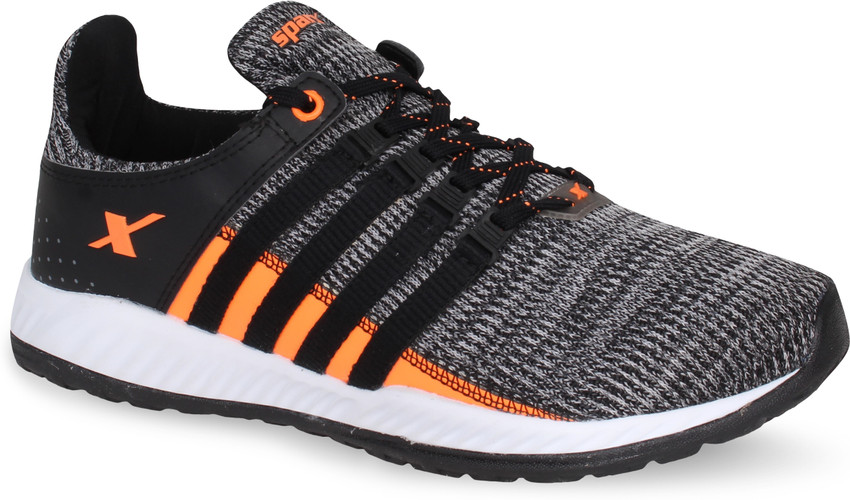 Sparx Men SM-410 Black Fluorescent 