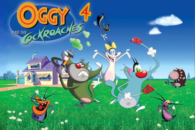 Cartoon Sticker Poster |Oggy And The Cockroaches Cartoon| Sticker Poster for Wall Decoration | Poster for kids room | Wall Decor | Self Adhesive Wall Sticker Paper Poster Paper Print - Animation Cartoon Sticker Poster |Oggy And The Cockroaches Cartoon| Sticker Poster for Wall Decoration | Poster for kids room | Wall Decor | Self Adhesive Wall Sticker Paper Poster Paper Print - Animation