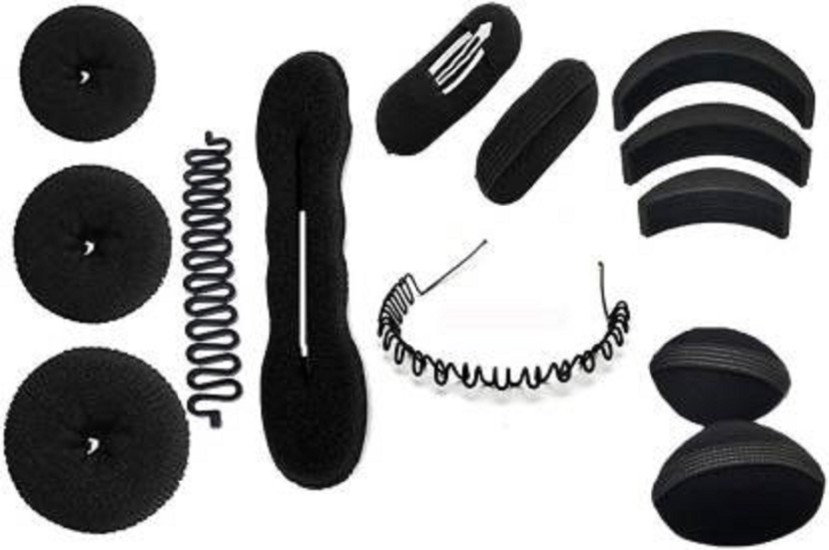 Hair Accessories Combo Puff Bumpits 8 Pieces With 3 Piece Hair Accessory  Set Price in India  Buy Hair Accessories Combo Puff Bumpits 8 Pieces With  3 Piece Hair Accessory Set online at Shopsyin
