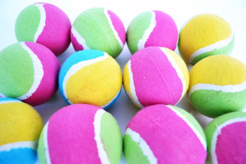 12 piece Cricket Rubber Ball Multicolour 