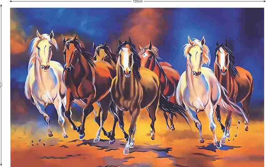 running horses pictures as per vastu