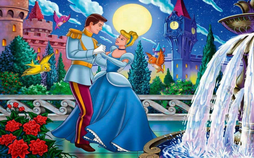 Poster Scenery of Cinderella Cartoon Dancing 3D Poster - Art & Paintings posters in India - Buy art, film, design, movie, music, nature and educational paintings/wallpapers at Poster Scenery of Cinderella Cartoon Dancing 3D Poster - Art & Paintings posters in India - Buy art, film, design, movie, music, nature and educational paintings/wallpapers at